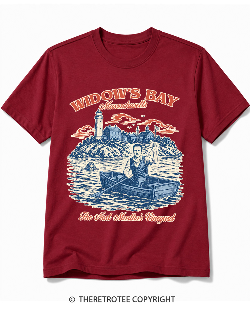 TheRetroTee The Next Martha’s Vineyard 1980s Halloween Cotton T-Shirt