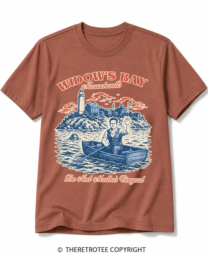 TheRetroTee The Next Martha’s Vineyard 1980s Halloween Cotton T-Shirt