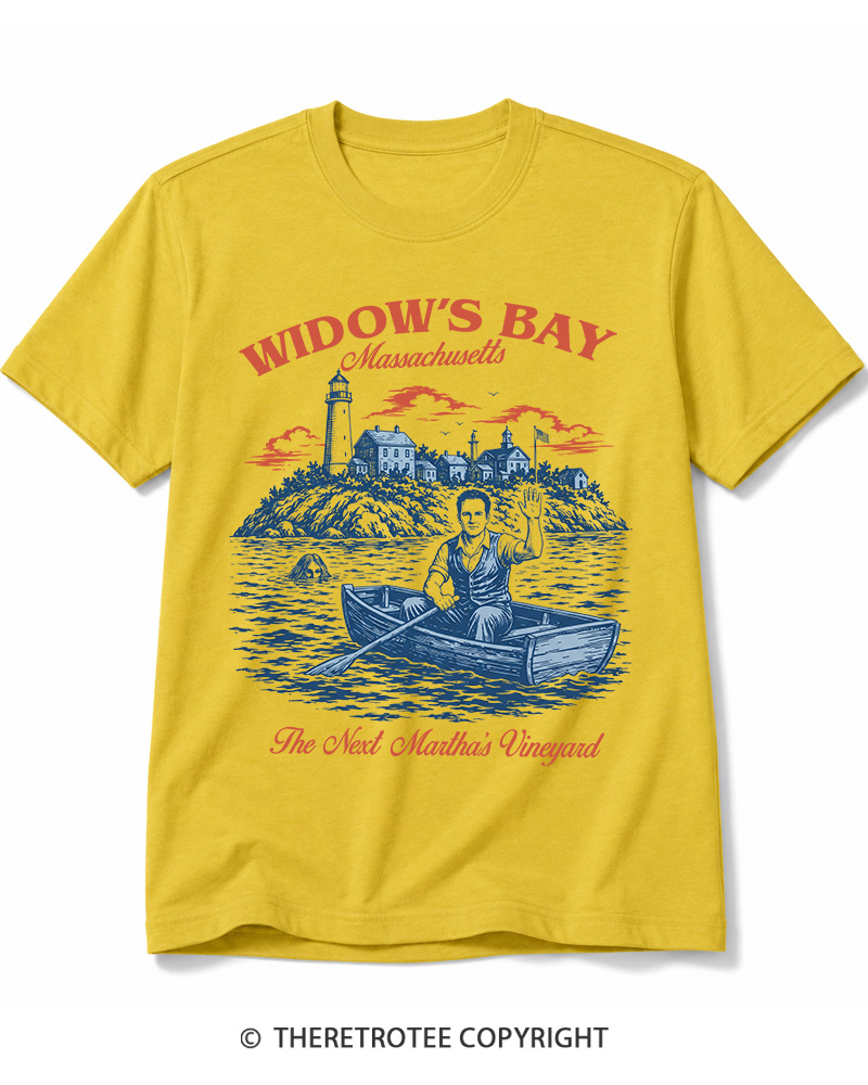 TheRetroTee The Next Martha’s Vineyard 1980s Halloween Cotton T-Shirt