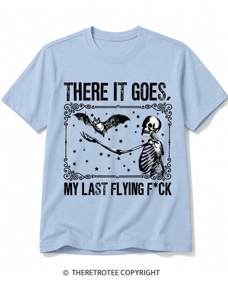 TheRetroTee There It Goes, My Last Flying FCk Halloween Cotton T-Shirt