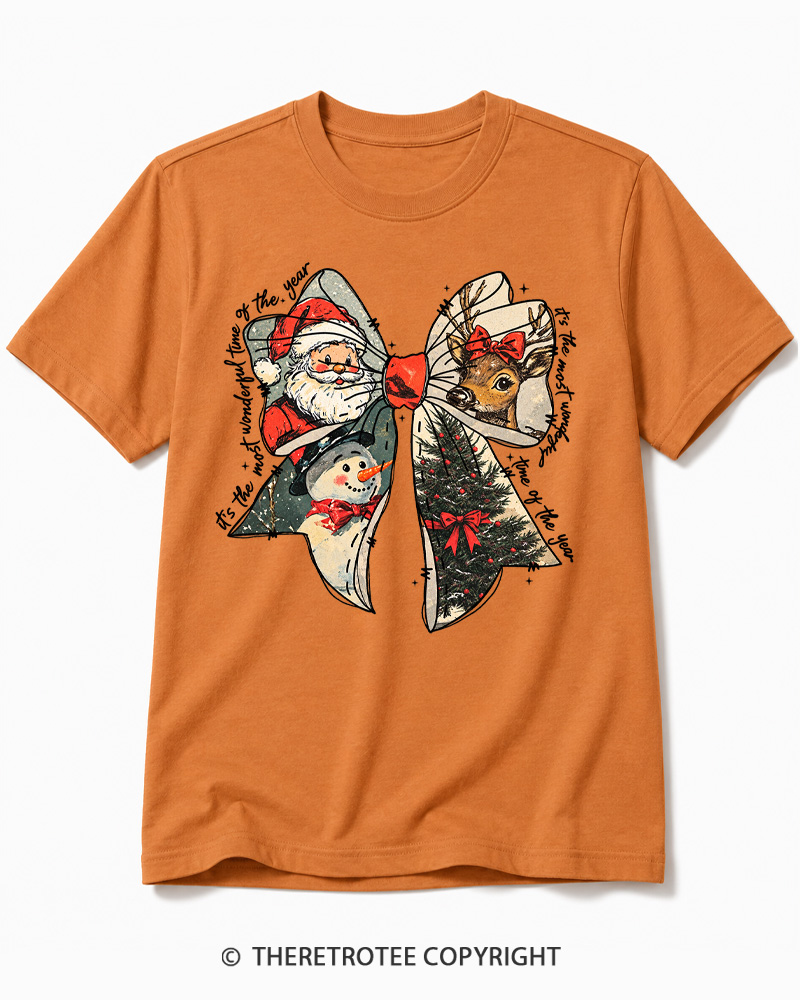TheRetroTee It’s The Most Wonderful Time Of The Year 1960s Cotton T-Shirt