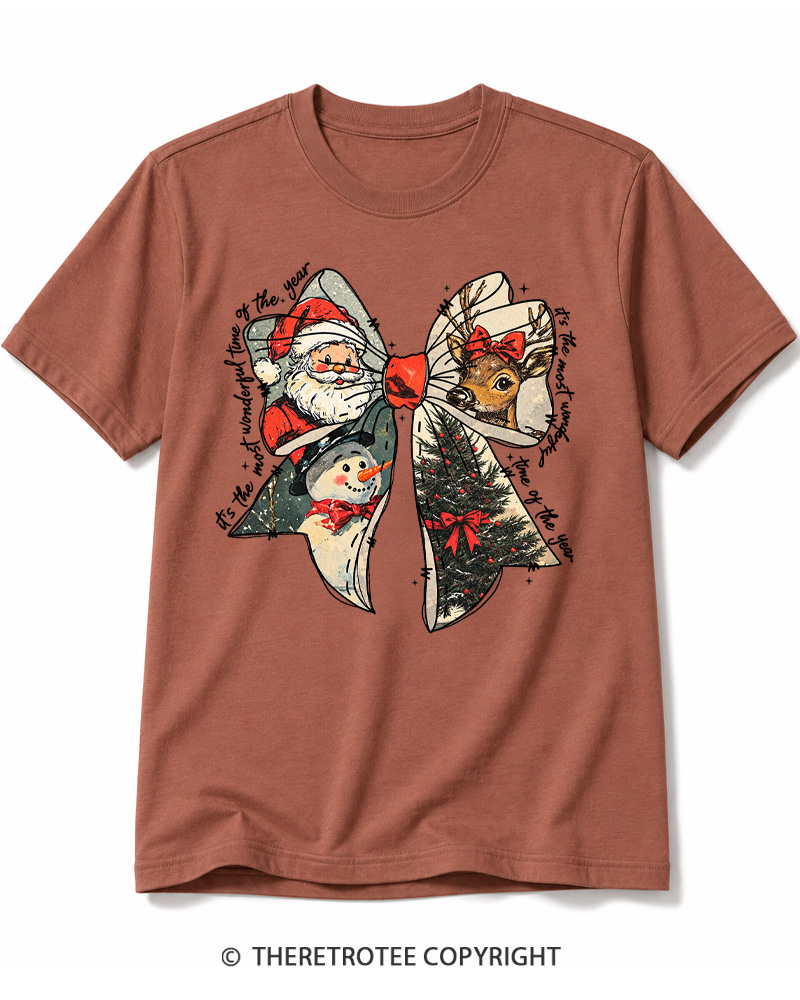 TheRetroTee It’s The Most Wonderful Time Of The Year 1960s Cotton T-Shirt