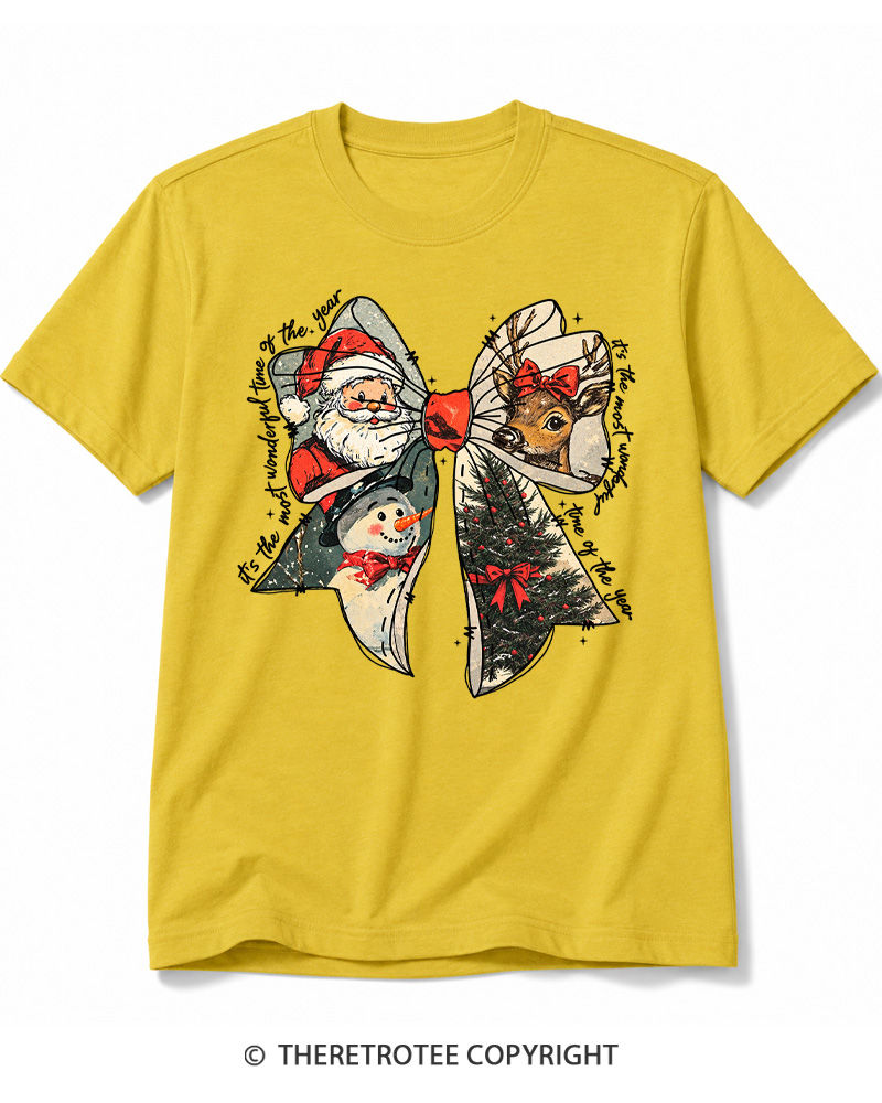 TheRetroTee It’s The Most Wonderful Time Of The Year 1960s Cotton T-Shirt