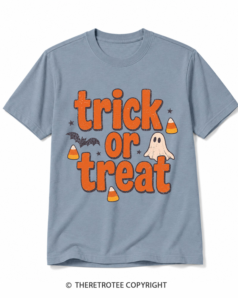 TheRetroTee Trick Or Treat 1940s Cotton T-Shirt