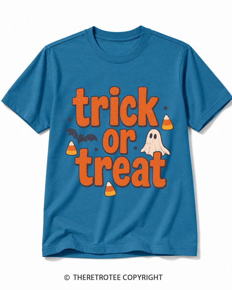 TheRetroTee Trick Or Treat 1940s Cotton T-Shirt