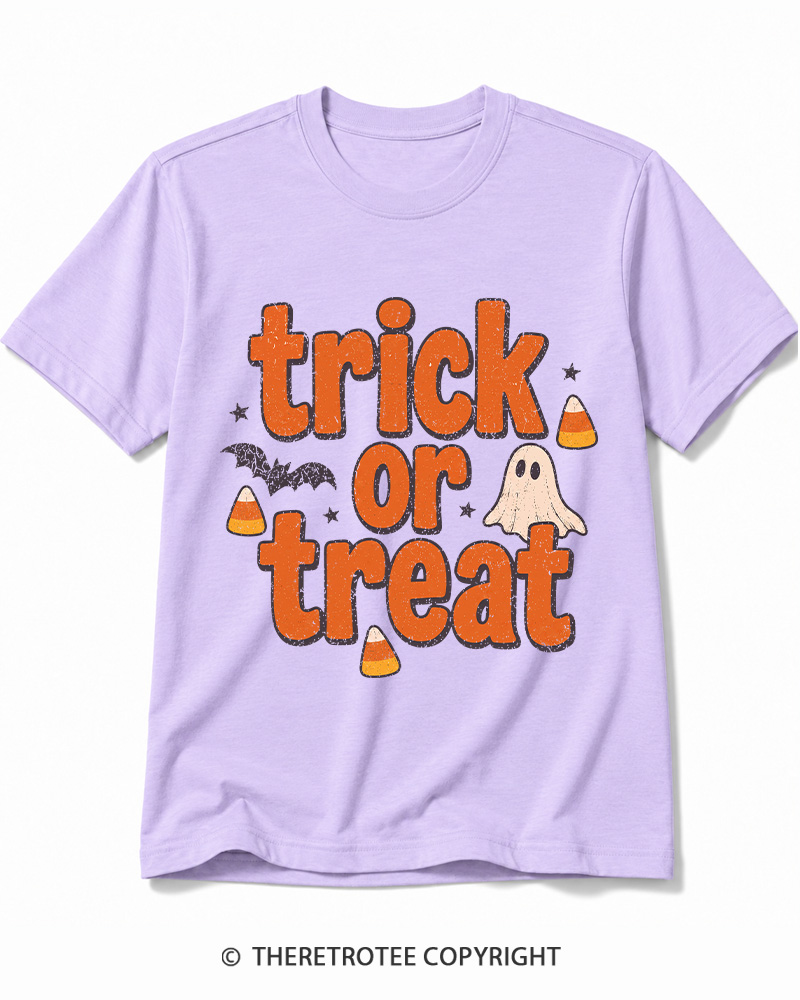 TheRetroTee Trick Or Treat 1940s Cotton T-Shirt