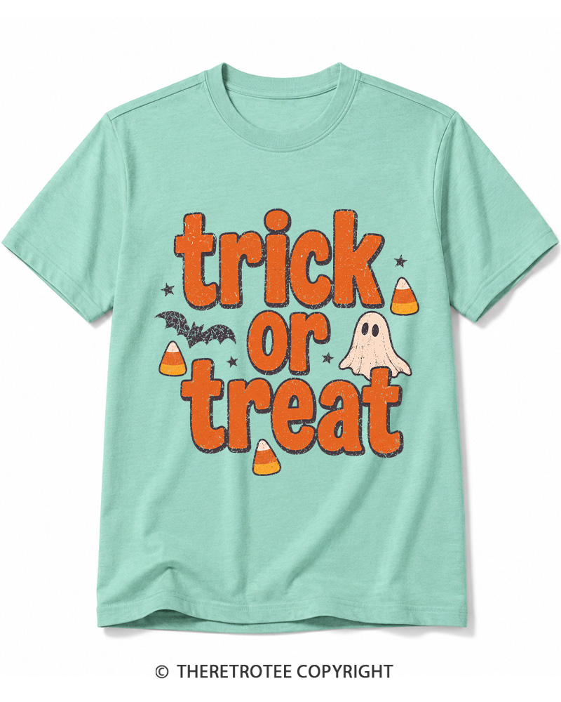 TheRetroTee Trick Or Treat 1940s Cotton T-Shirt