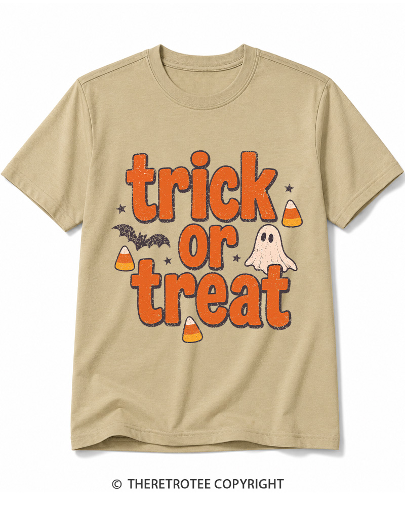 TheRetroTee Trick Or Treat 1940s Cotton T-Shirt