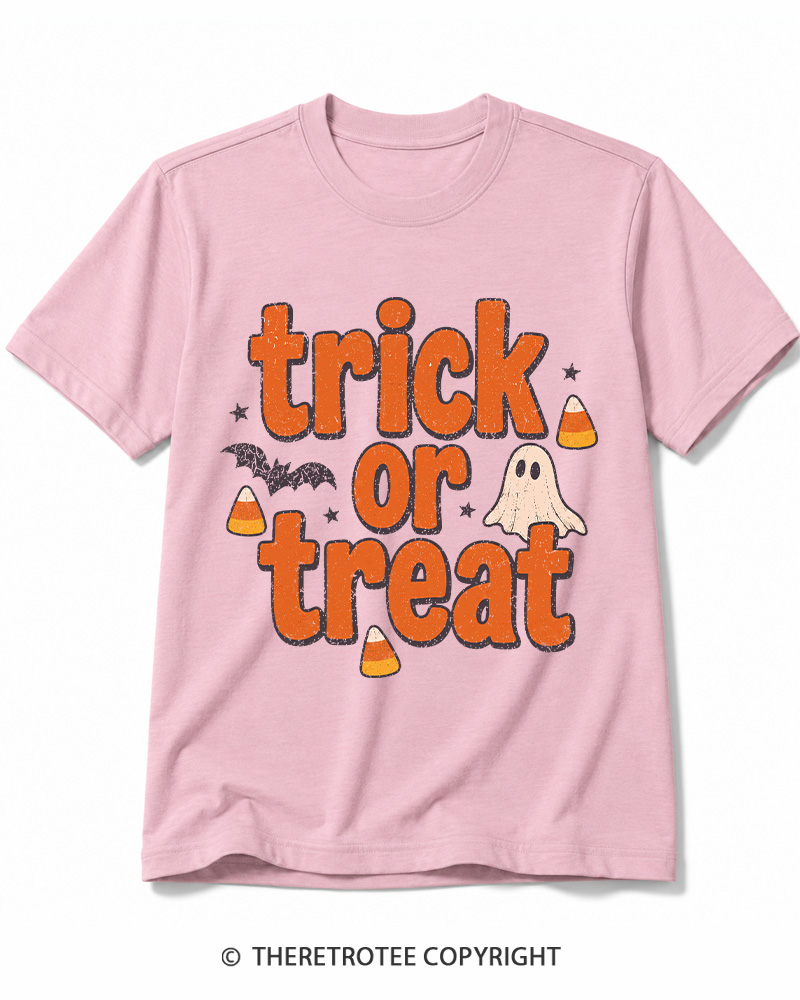 TheRetroTee Trick Or Treat 1940s Cotton T-Shirt