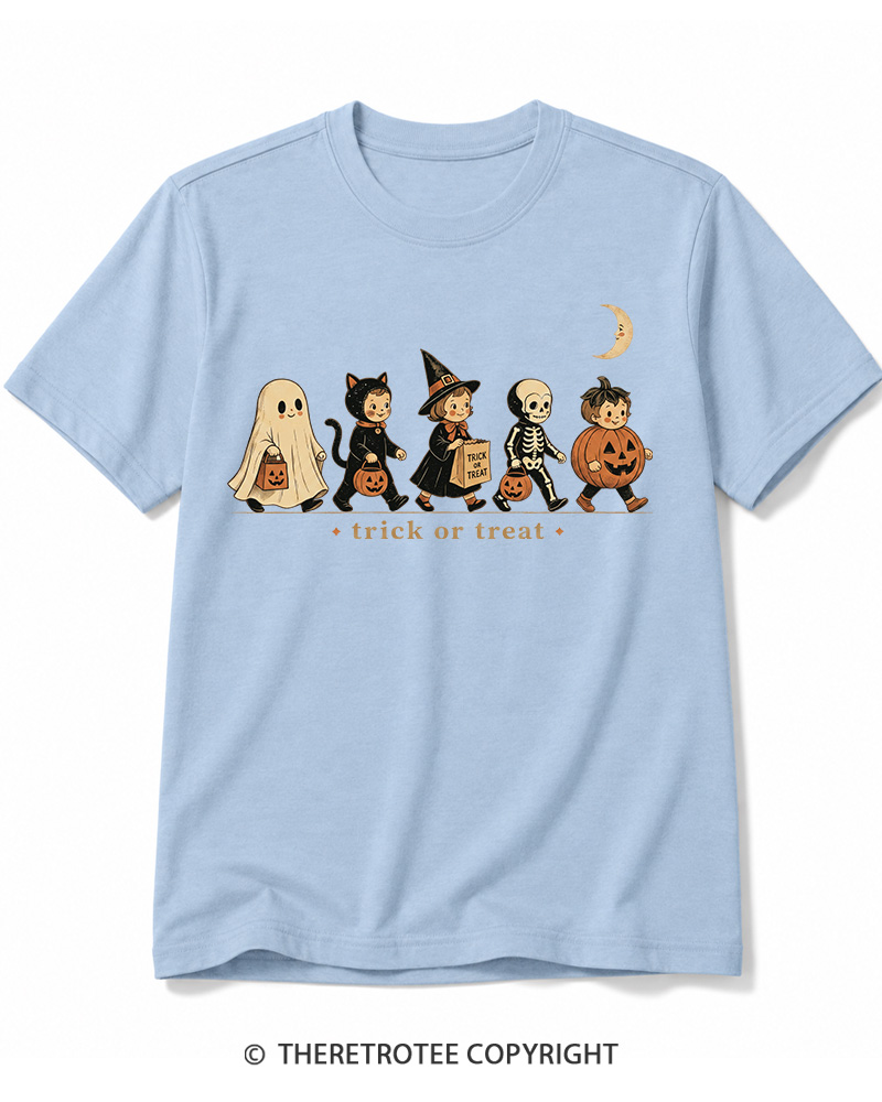 TheRetroTee Trick Or Treat 1950s Cotton T-Shirt
