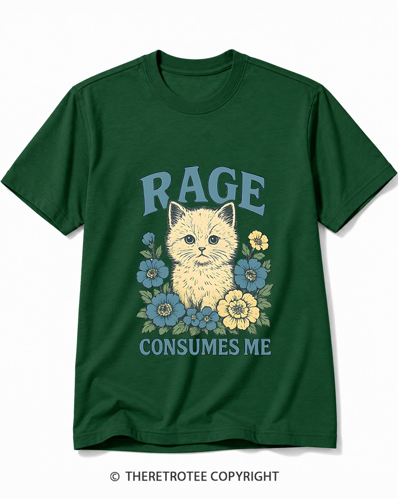 TheRetroTee Cat Meme 1970s Cotton T-Shirt
