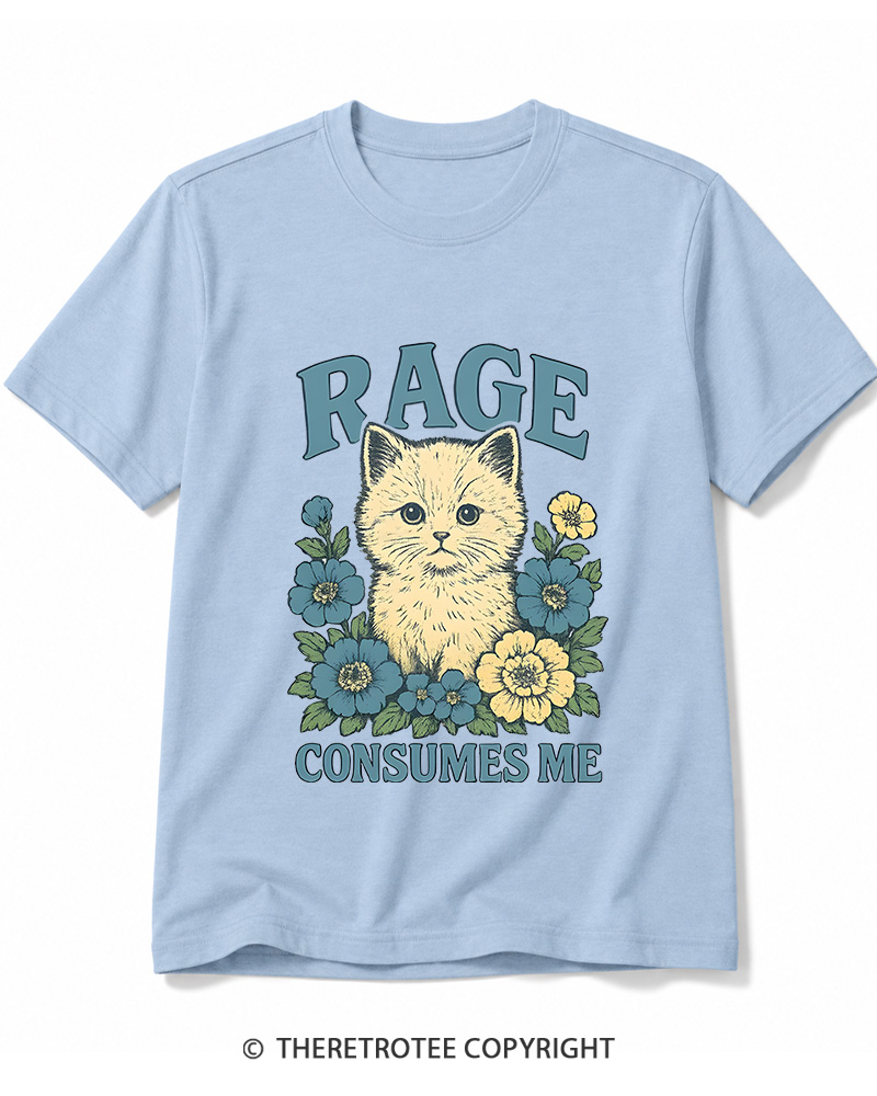 TheRetroTee Cat Meme 1970s Cotton T-Shirt