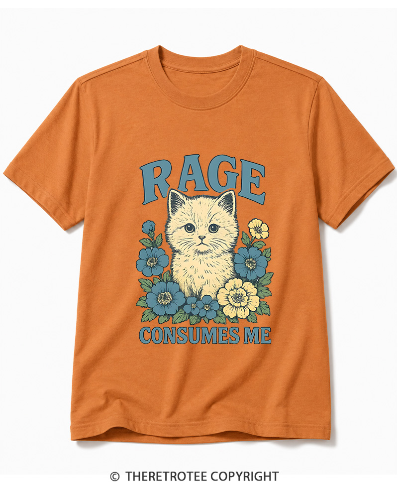 TheRetroTee Cat Meme 1970s Cotton T-Shirt