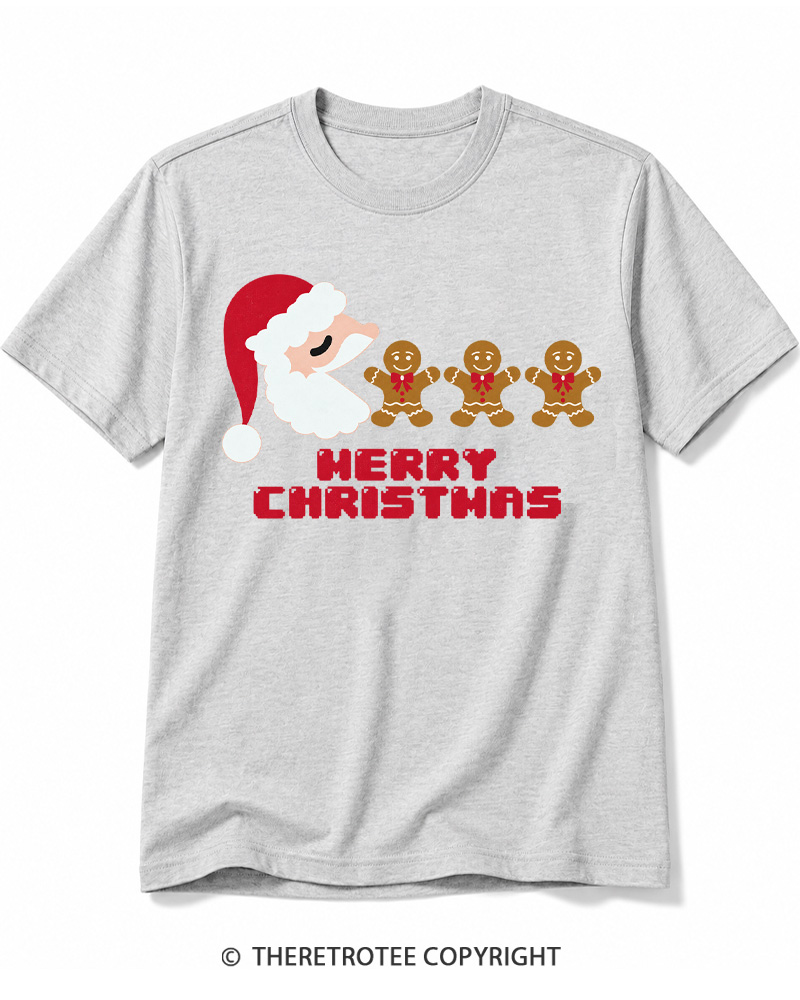 TheRetroTee Merry Christmas 1970s Cotton T-Shirt