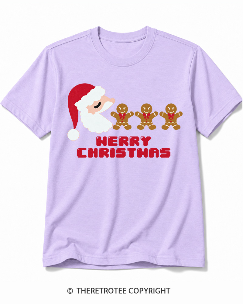TheRetroTee Merry Christmas 1970s Cotton T-Shirt