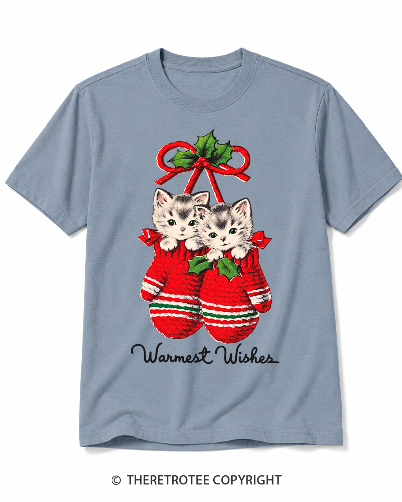 TheRetroTee Warmest Wishes 1950s Cotton T-Shirt