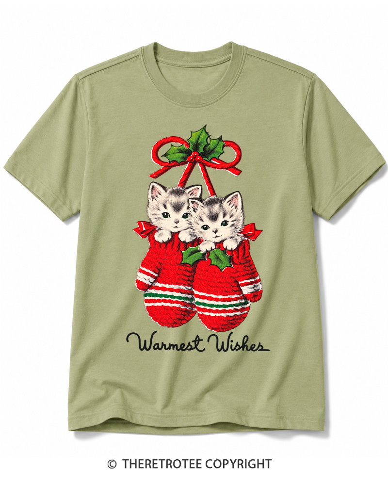 TheRetroTee Warmest Wishes 1950s Cotton T-Shirt