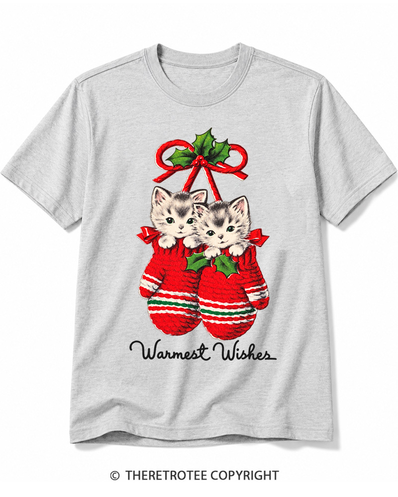 TheRetroTee Warmest Wishes 1950s Cotton T-Shirt