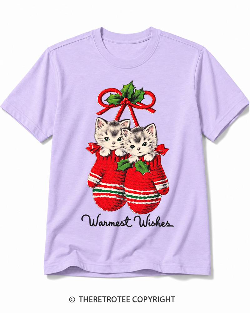 TheRetroTee Warmest Wishes 1950s Cotton T-Shirt