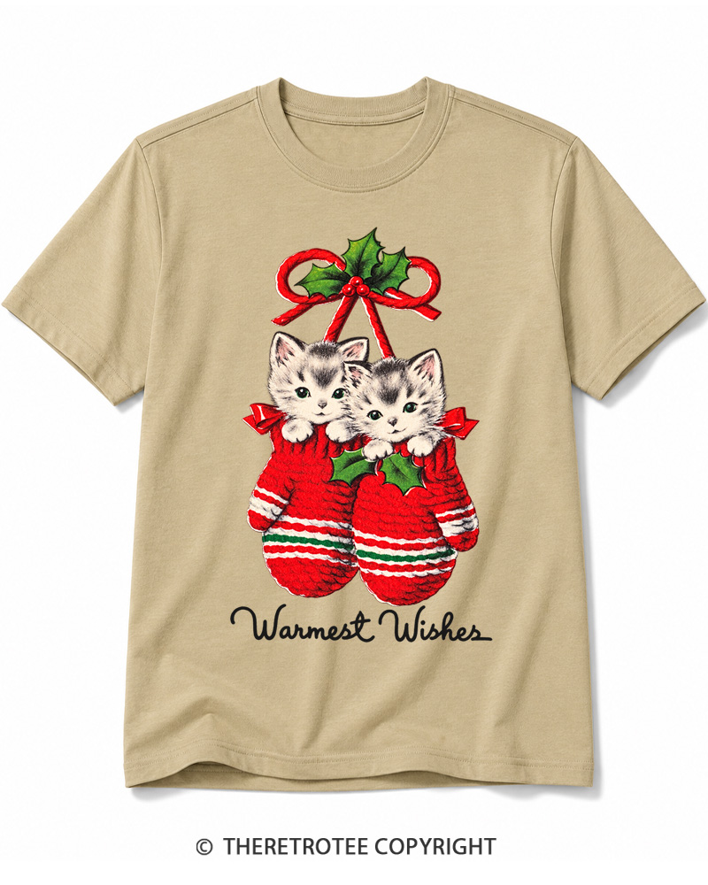 TheRetroTee Warmest Wishes 1950s Cotton T-Shirt