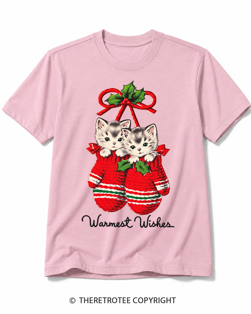 TheRetroTee Warmest Wishes 1950s Cotton T-Shirt