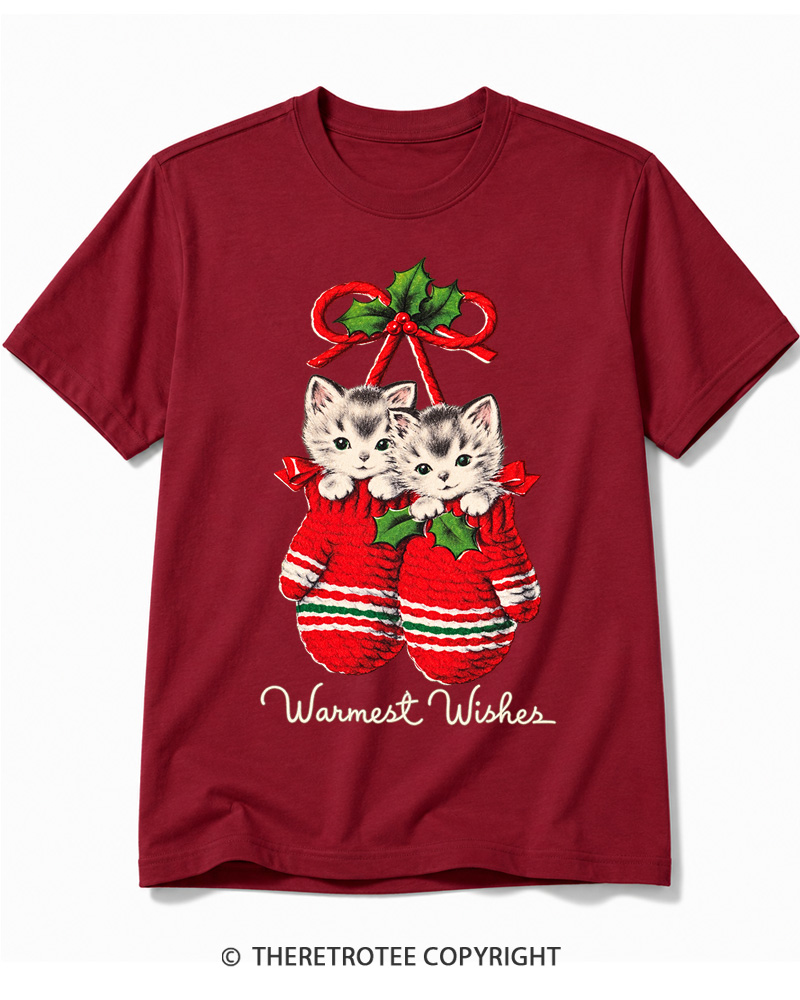 TheRetroTee Warmest Wishes 1950s Cotton T-Shirt