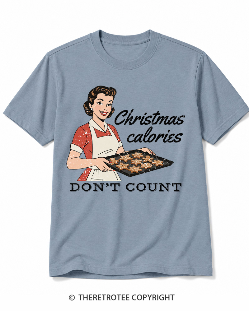 TheRetroTee Christmas Cookie Baking 1950s Cotton T-Shirt