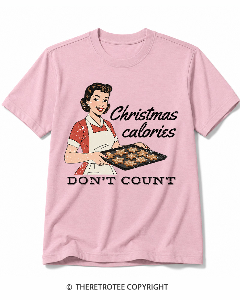 TheRetroTee Christmas Cookie Baking 1950s Cotton T-Shirt