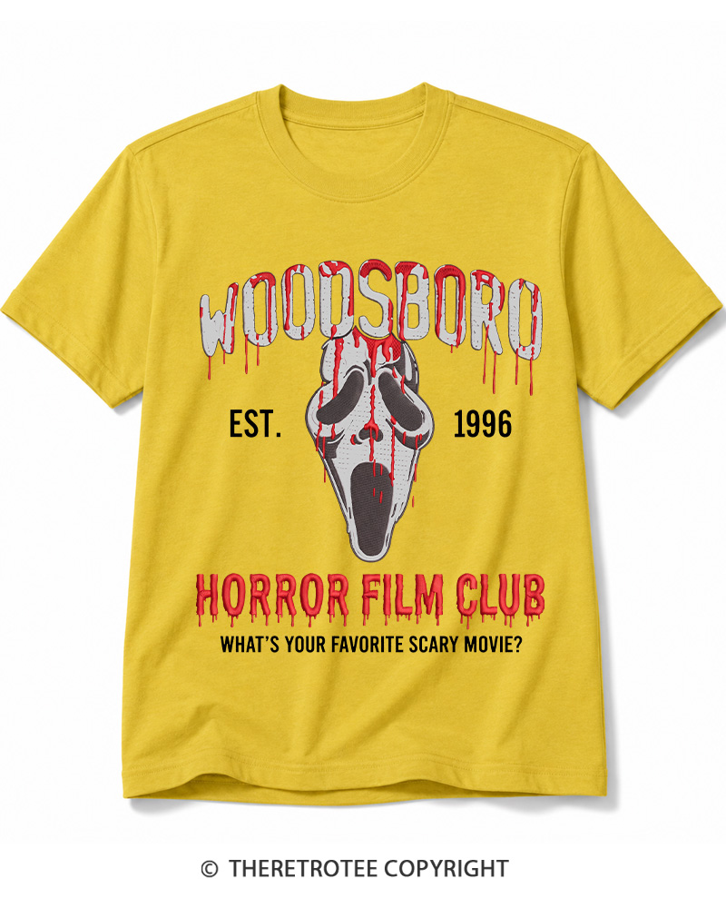 TheRetroTee What's Your Favorite Scary Movie 1990s Cotton T-Shirt