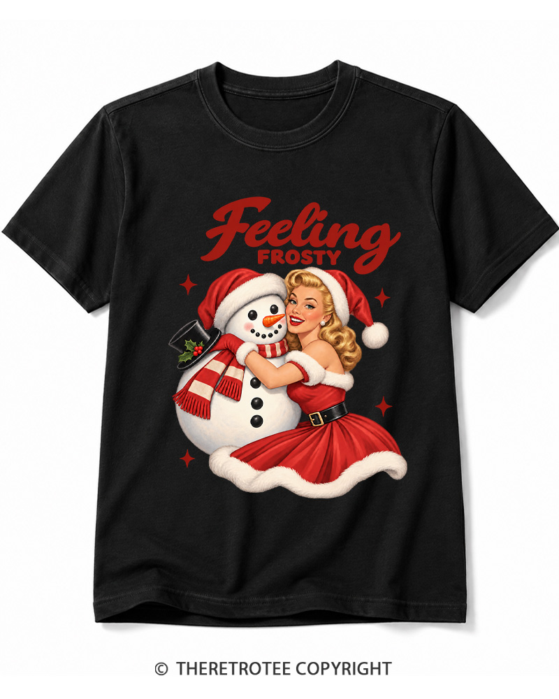TheRetroTee Feeling Frosty 1950s Cotton T-Shirt