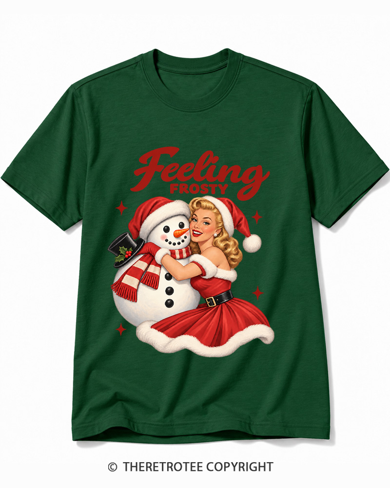 TheRetroTee Feeling Frosty 1950s Cotton T-Shirt