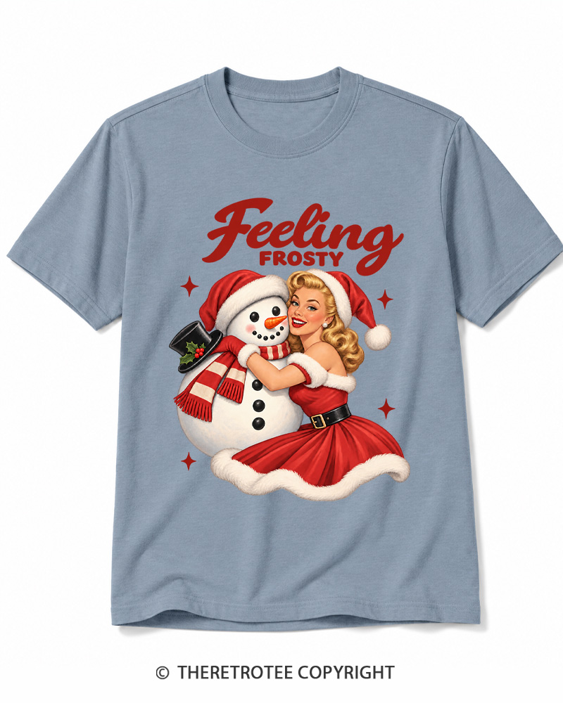 TheRetroTee Feeling Frosty 1950s Cotton T-Shirt