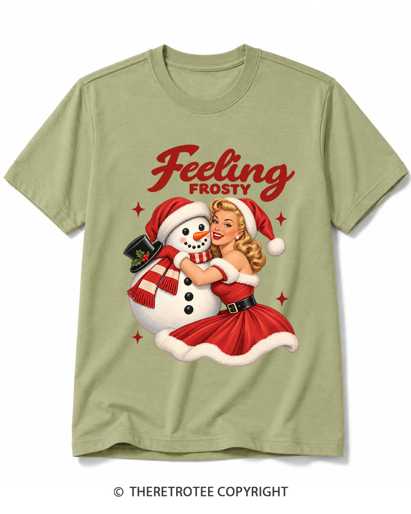 TheRetroTee Feeling Frosty 1950s Cotton T-Shirt