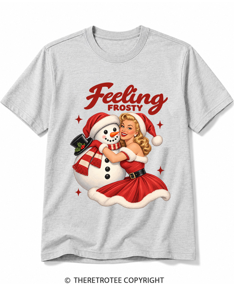 TheRetroTee Feeling Frosty 1950s Cotton T-Shirt
