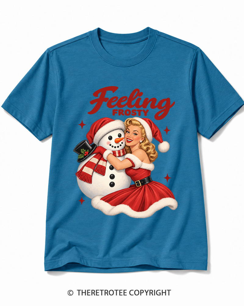 TheRetroTee Feeling Frosty 1950s Cotton T-Shirt