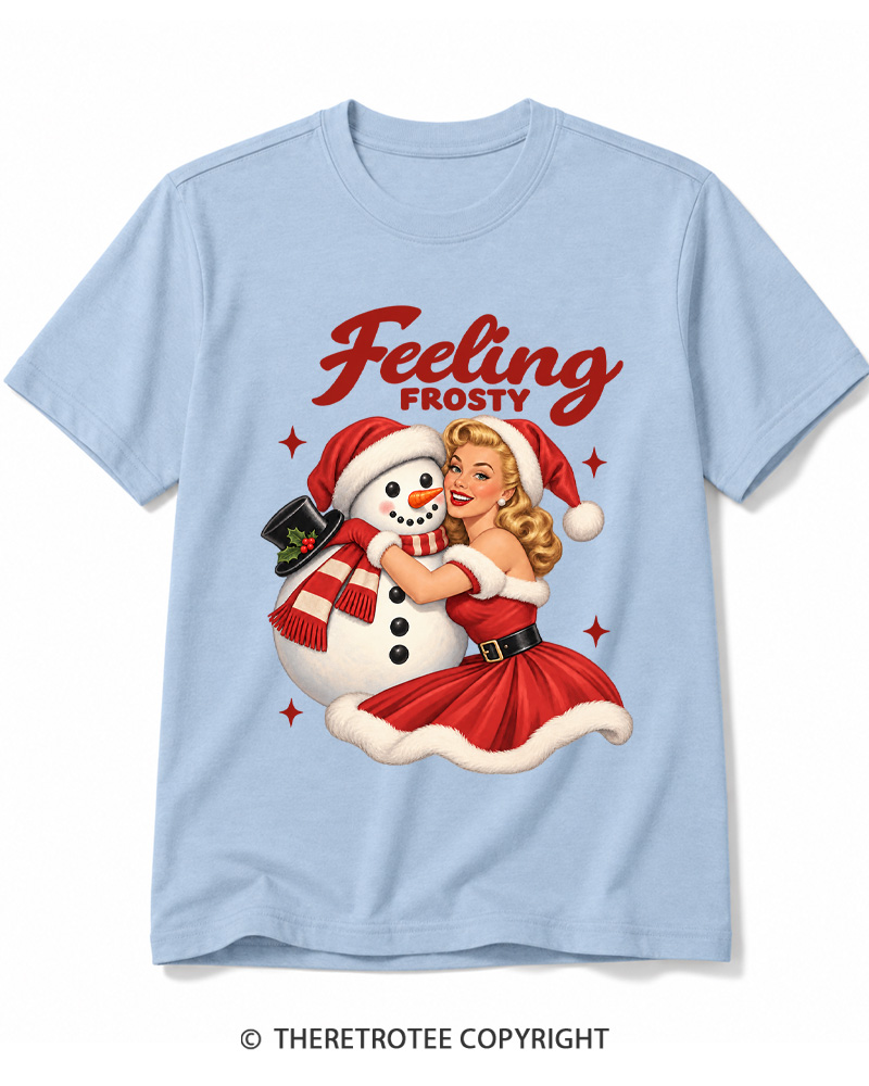 TheRetroTee Feeling Frosty 1950s Cotton T-Shirt