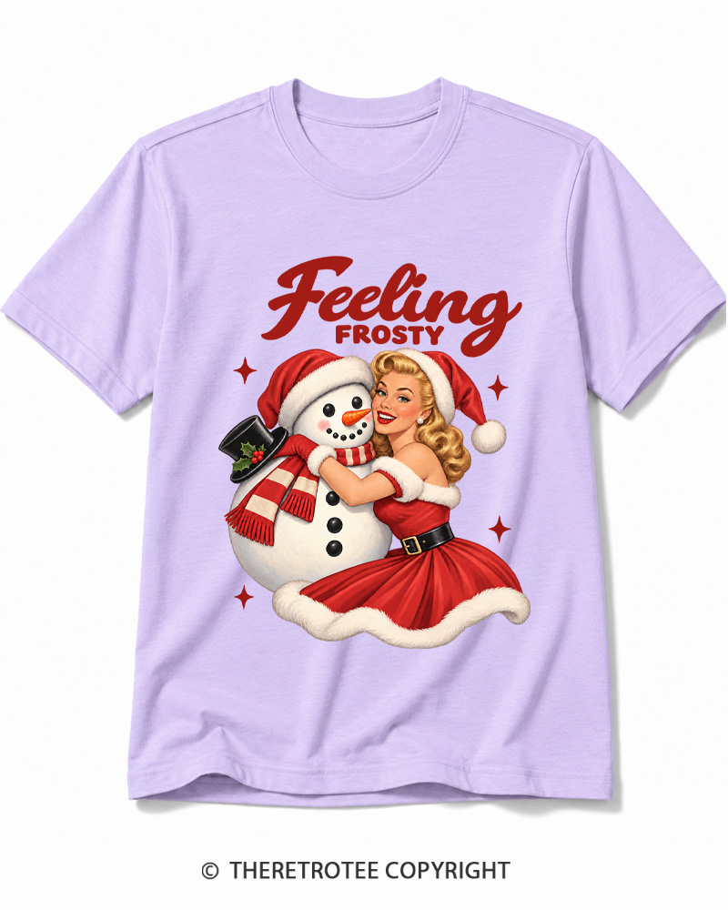 TheRetroTee Feeling Frosty 1950s Cotton T-Shirt