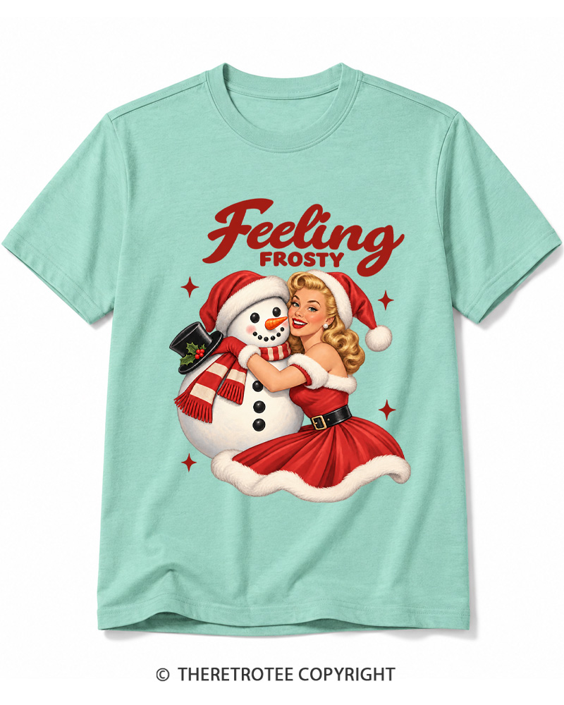 TheRetroTee Feeling Frosty 1950s Cotton T-Shirt