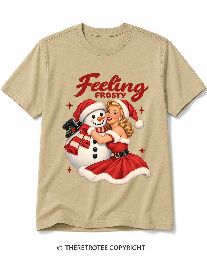 TheRetroTee Feeling Frosty 1950s Cotton T-Shirt