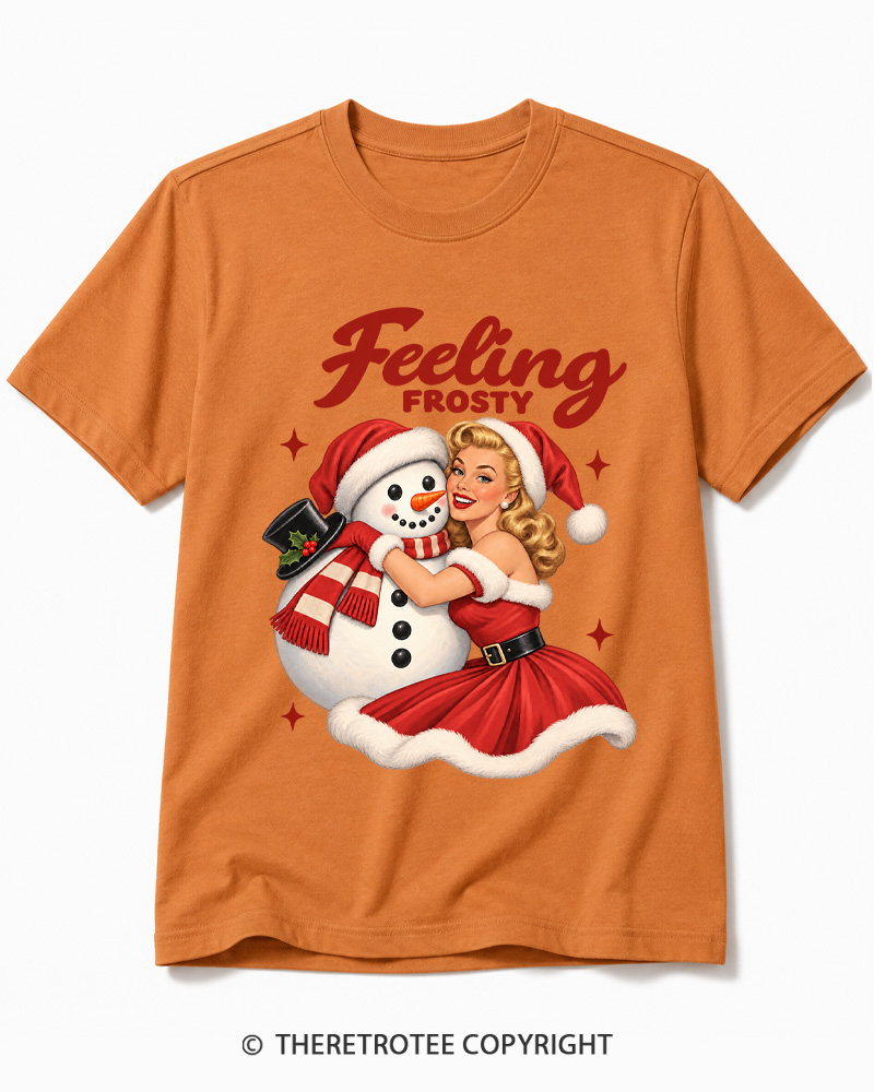 TheRetroTee Feeling Frosty 1950s Cotton T-Shirt