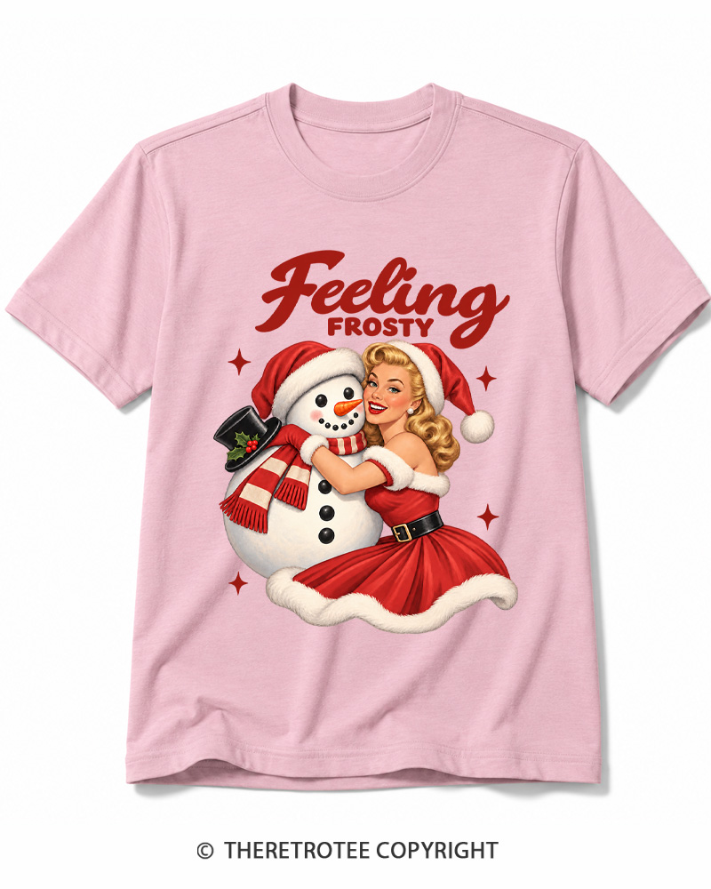 TheRetroTee Feeling Frosty 1950s Cotton T-Shirt