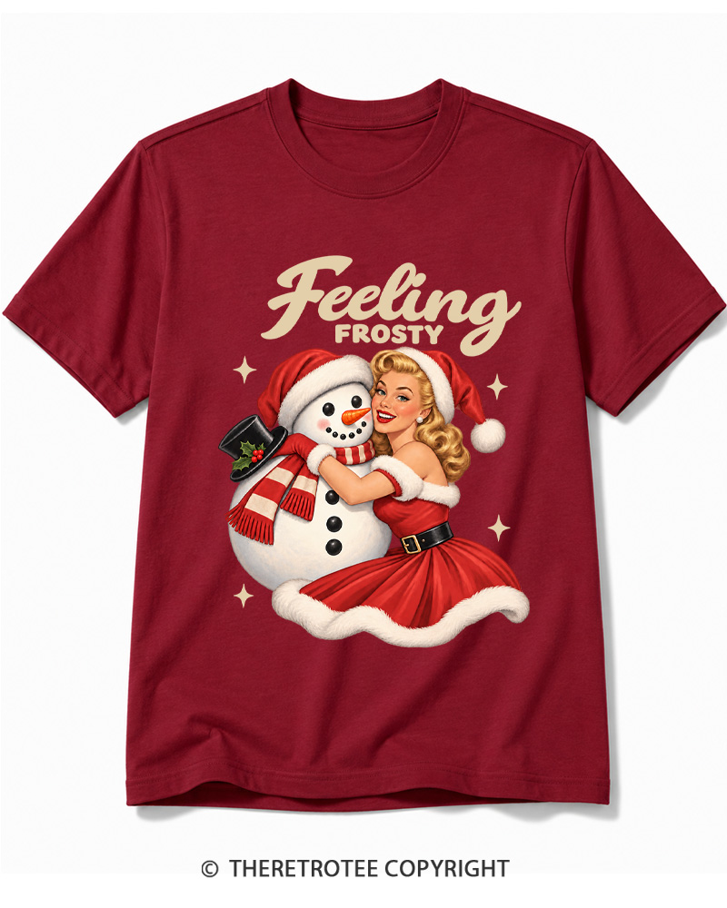 TheRetroTee Feeling Frosty 1950s Cotton T-Shirt