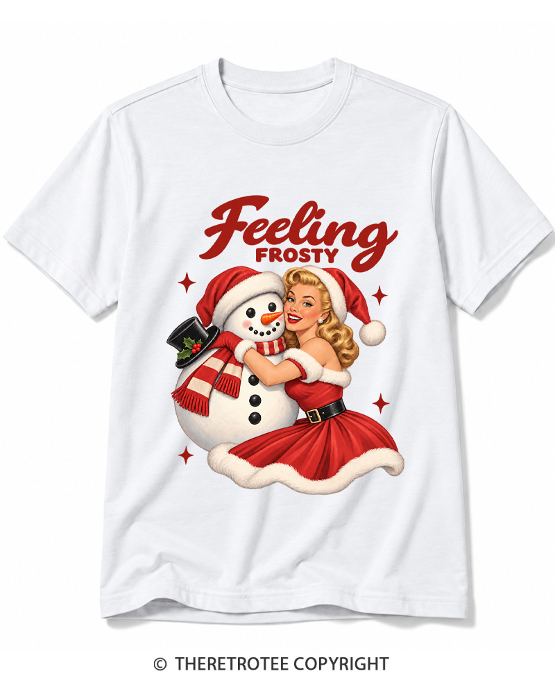 TheRetroTee Feeling Frosty 1950s Cotton T-Shirt