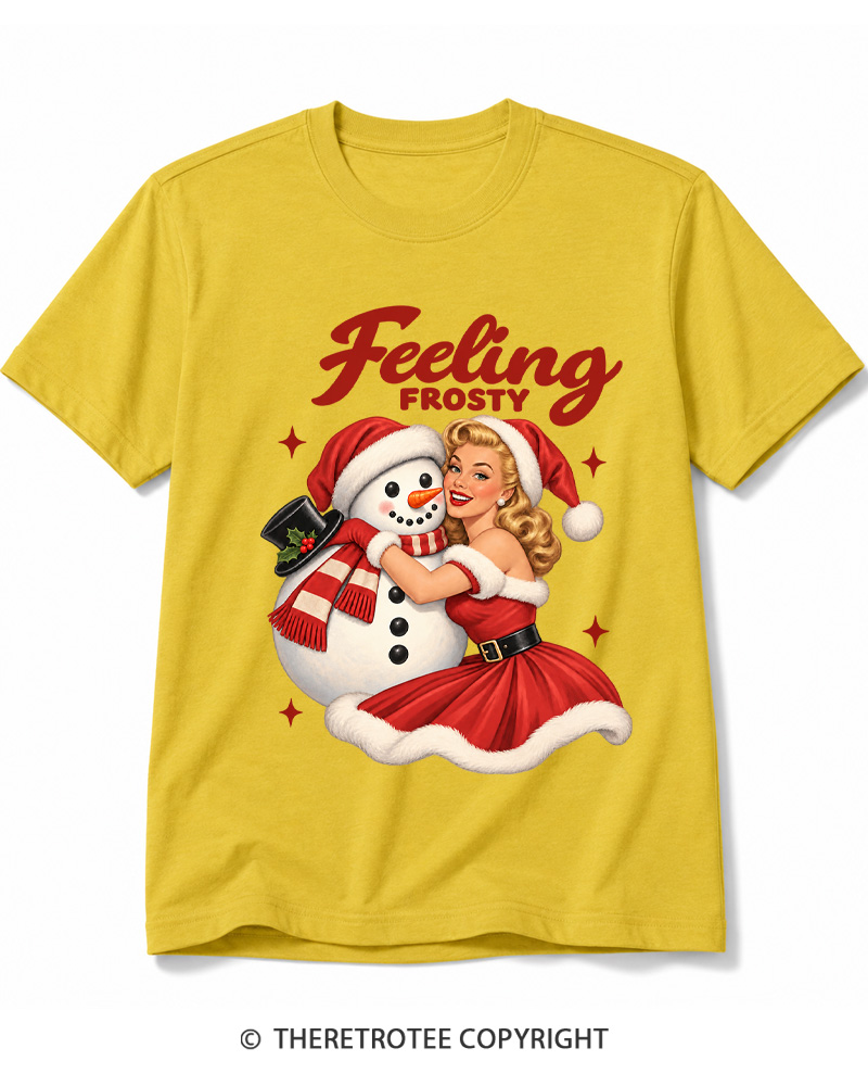 TheRetroTee Feeling Frosty 1950s Cotton T-Shirt