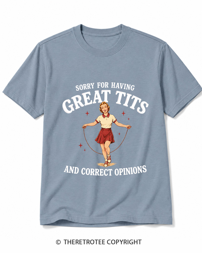 TheRetroTee Correct Opinions 1950s Cotton T-Shirt