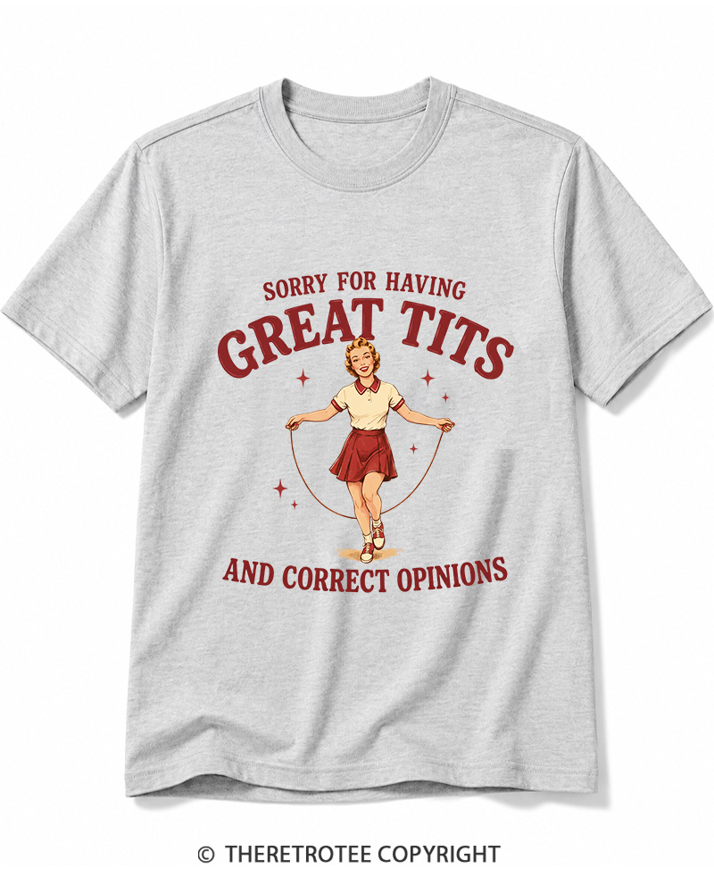 TheRetroTee Correct Opinions 1950s Cotton T-Shirt