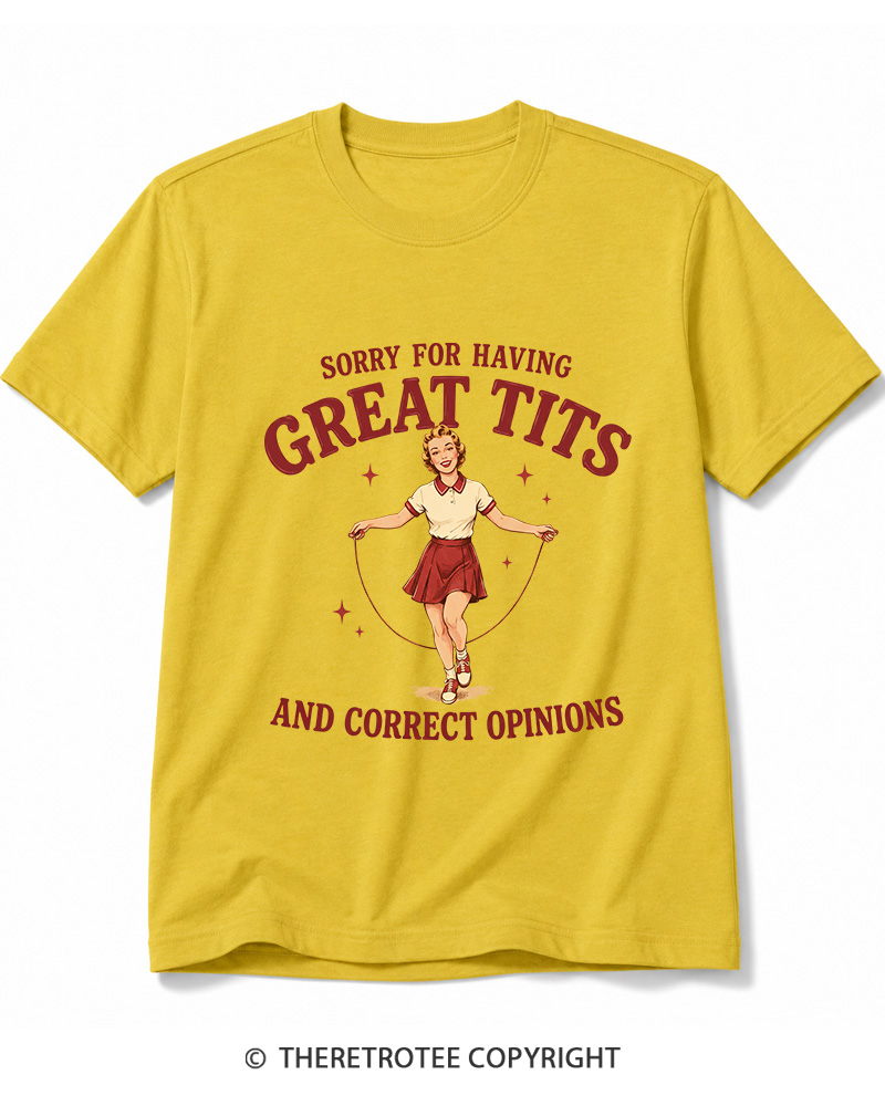 TheRetroTee Correct Opinions 1950s Cotton T-Shirt