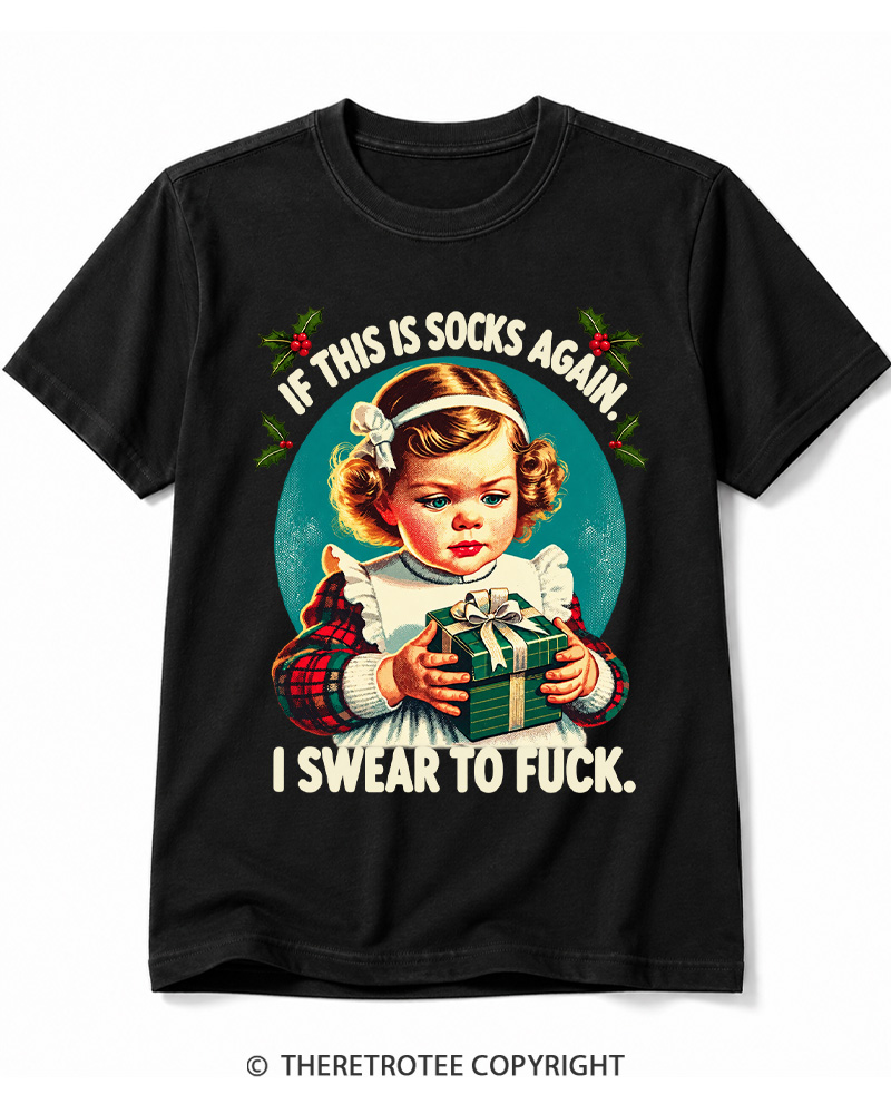 TheRetroTee If This Is Socks Again 1950s Cotton T-Shirt