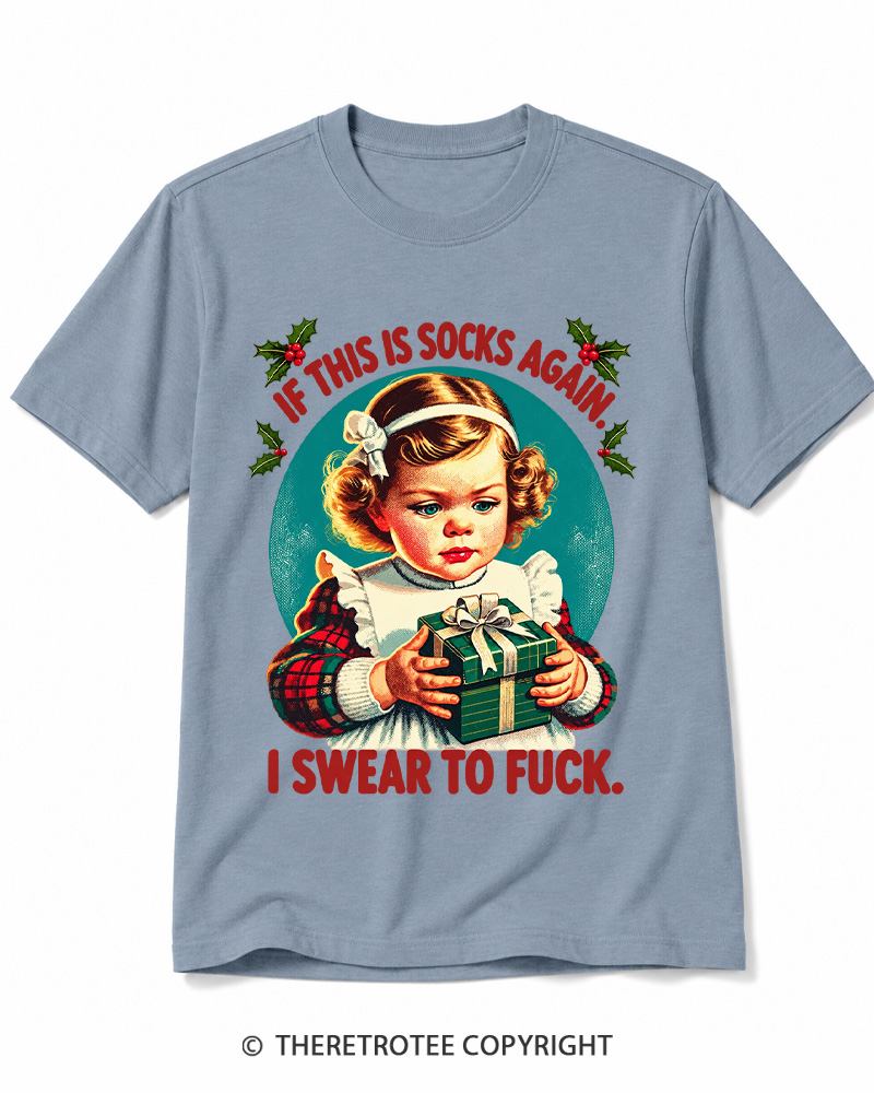 TheRetroTee If This Is Socks Again 1950s Cotton T-Shirt