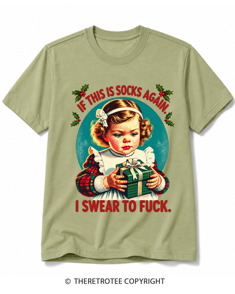 TheRetroTee If This Is Socks Again 1950s Cotton T-Shirt